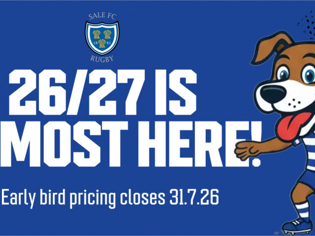 2026/27 Memberships are live! (Be quick for Early Bird)